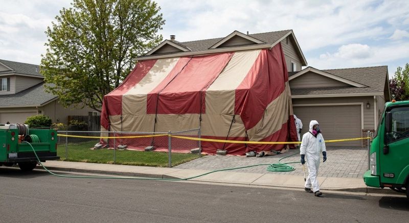 Termite Tenting in Woodbridge, VA